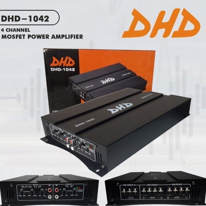 Power Amplifier Dhd-1041, 1042, 1043, 1044, 1045 4 Channel 2200W Max