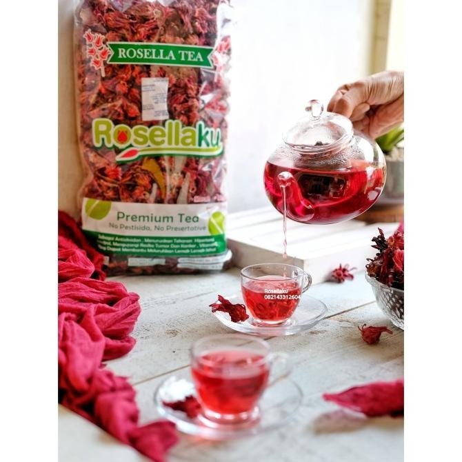 

TEH ROSELLA KWALITAS SUPER 1 KG/TEH ROSELA MURAH/BUNGA ROSELLA LA