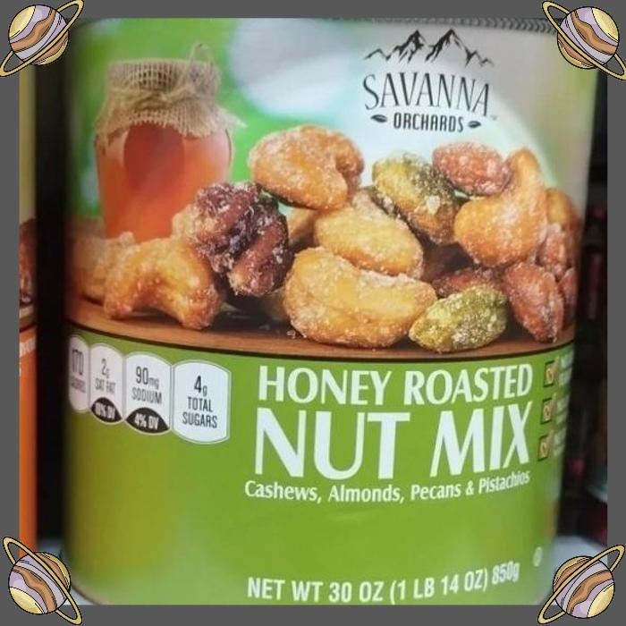 

[CLS] SAVANNA ORCHARDS HONEY ROASTED NUT MIX/CASHEW,ALMOND,PECANS &PISTACHIO