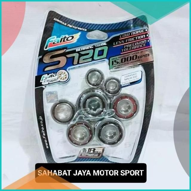 Bearing Kruk As Set S720 Faito 25.000RPM Ninja R Ninja RR 8JVLZ4 tools