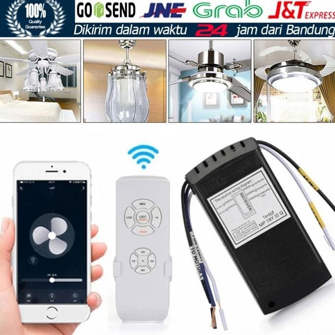 ] Smart Universal Ceiling Fan Lamp Remote Controller Remot Kipas Angin
