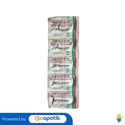 SIMVASTATIN BERNOFARM 20 MG STRIP 10 TABLET