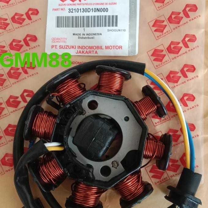 Spull Spul Stator Assy Motor Suzuki Shogun 110