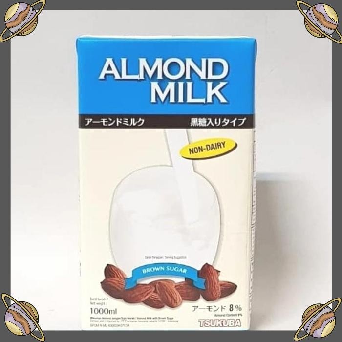 

[CLS] ALMOND MILK BROWN SUGAR NON DAIRY 1 LITER/TSUKUBA SUSU ALMOND