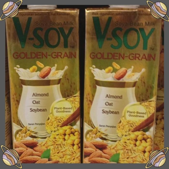 

[CLS] V SOY GOLDEN GRAIN SOY BEAN MILK 1 L