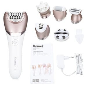 New Lady Electric Epilator Shaver Kemei Km-8001 5 In 1