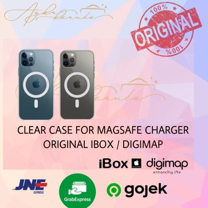 Iphone 12 Pro Max Clear Case Magsafe Original Ibox / Digimap Baru