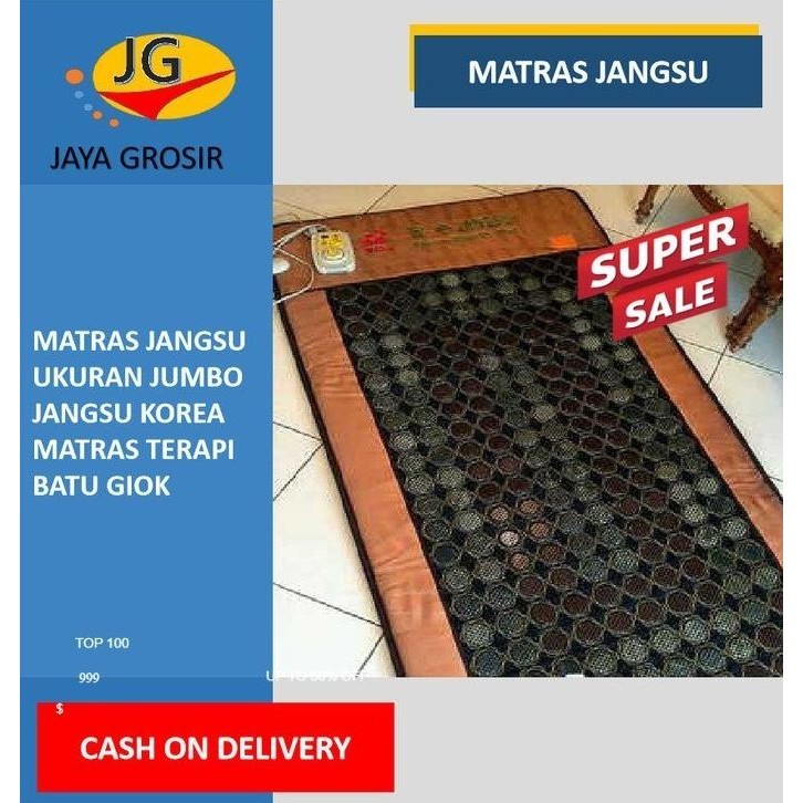 matras jangsu terapi kesehatan panas batu giok