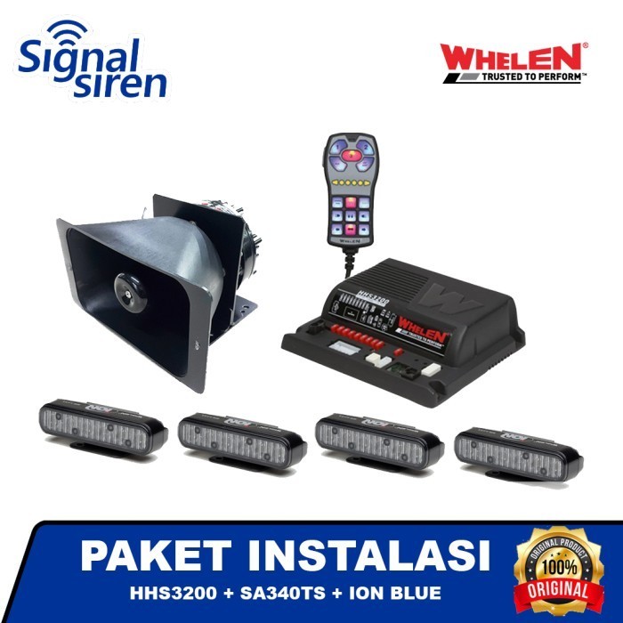 PAKET INSTALASI WHELEN HHS3200 + WHELEN SA340TS + WHELEN ION