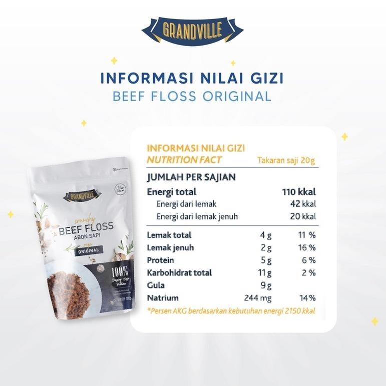 

gh-45 Grandville Abon SAPI Crunchy Double Pack Mix Variants Murah