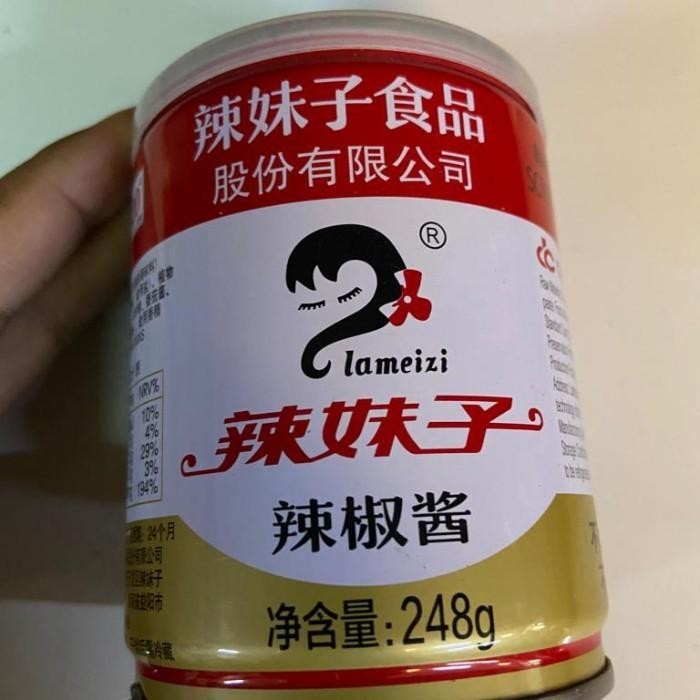 

Sambel / sambel la mei zi la jiao jiang 920gr Kualitas Terbaik