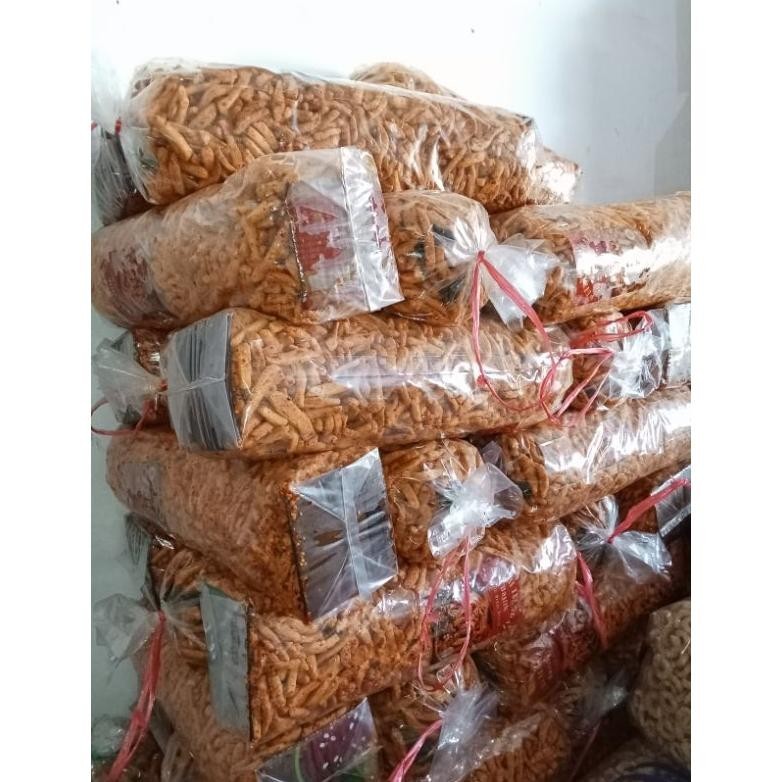 

fg-87 Basreng stik premium daun jeruk 2 kilogram / camilan baso goreng khas Bandung 2 kg Berkualitas