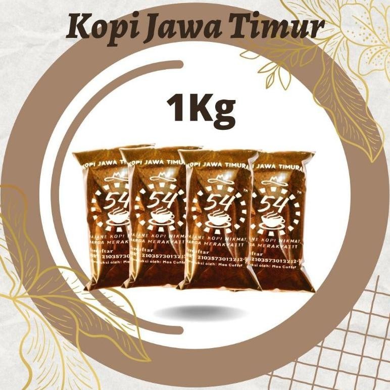 

vb-8 KOPI BUBUK 54 MURNI 1KG / SATU KILO COFFEE TUBRUK JAWATIMURAN RASA DAN AROMA MANTAP Murah