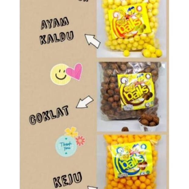 

et-98 TERMURAH... CHIKI BALLS ANEKA RASA / Snack Camilan kiloan keju ayam coklat snack lebaran malang Terlaris