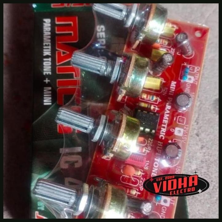 PROMO KIT MATIC'S IC 4558 PARAMETIK TONE + MINI / Kit Parametik Tone IC 4558 vidha_77