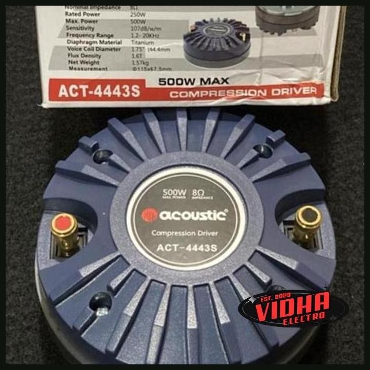 [ACOUSTIC - D443S] DRIVER TWEETER ACOUSTIC PA44 500 WATT vidha_77