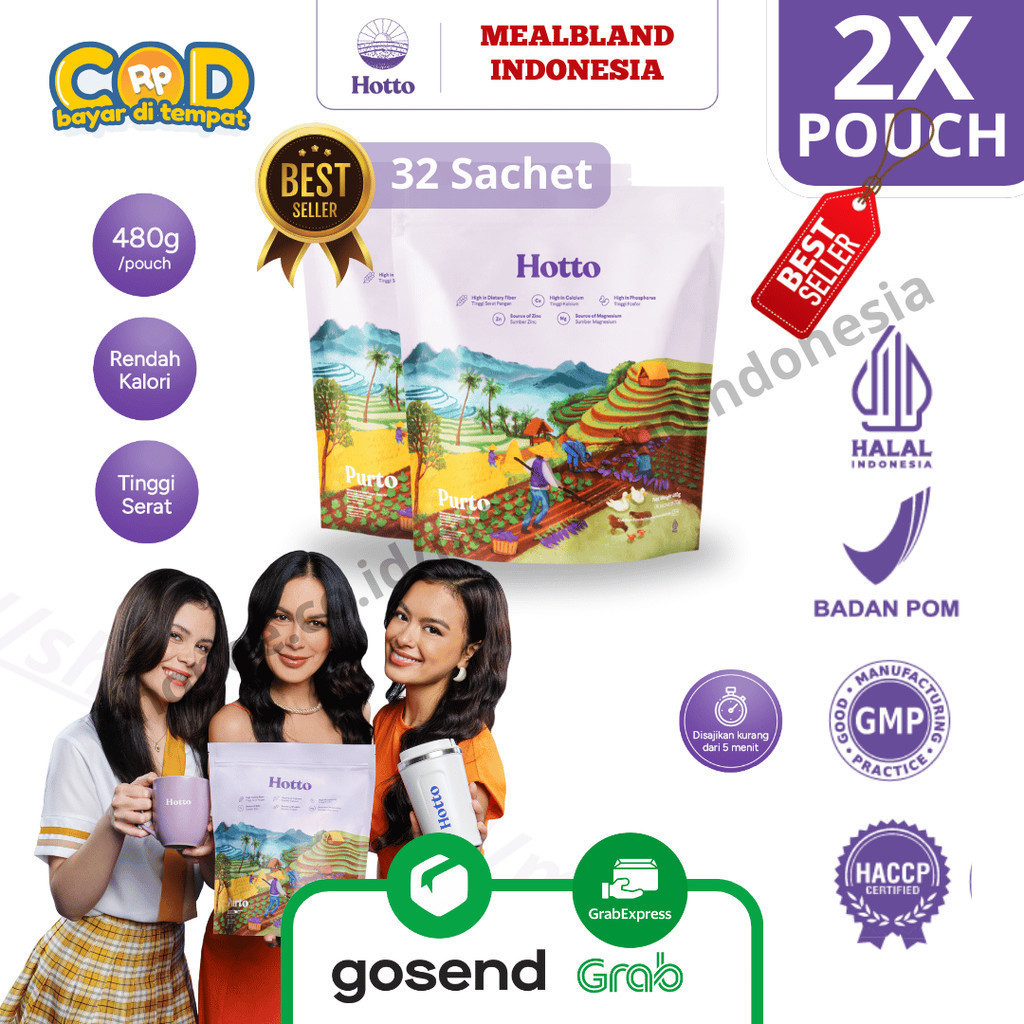 

[Best Seller] Hotto Purto 2 Pouch Original 100% Official Store BPOM Halal