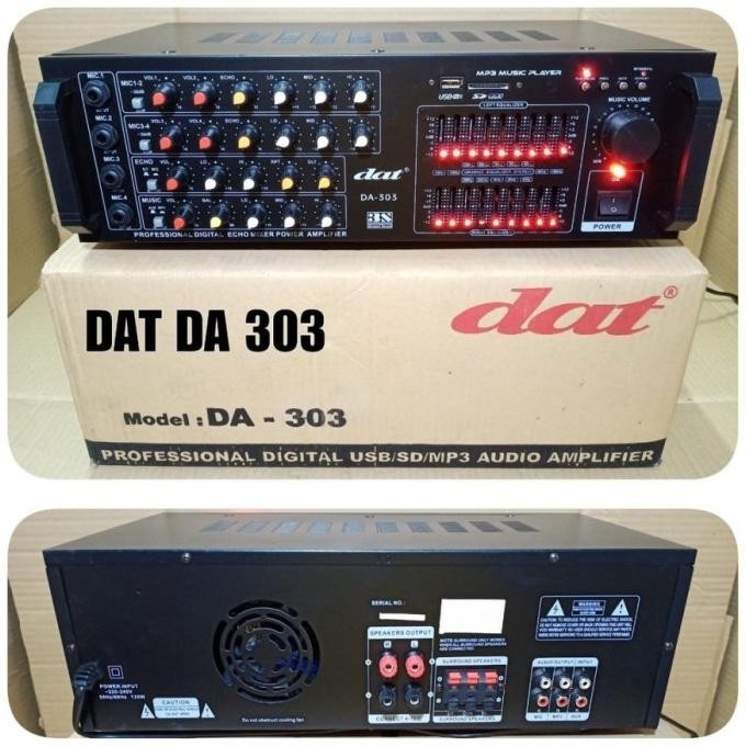 Amplifier Karaoke Dat Da 303 Ampli Dat Da303