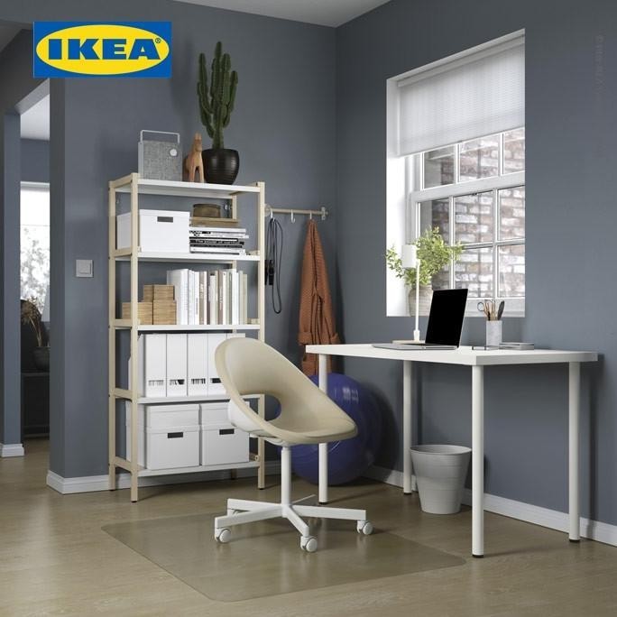 IKEA LAGKAPTEN/ADILS Meja Kerja/Belajar Minimalis Putih 120x60cm KS