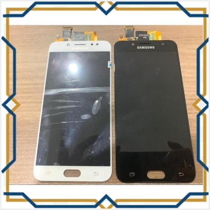 [ezs] lcd touchscreen samsung j7+ j7 plus c710 amoled ori bekas sein