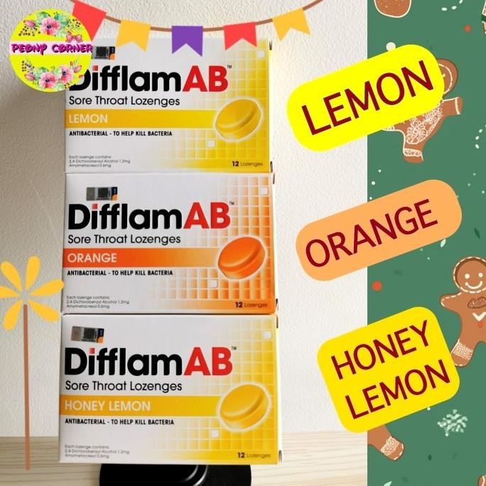 

DIFFLAM AB SORE THROAT LOZENGES