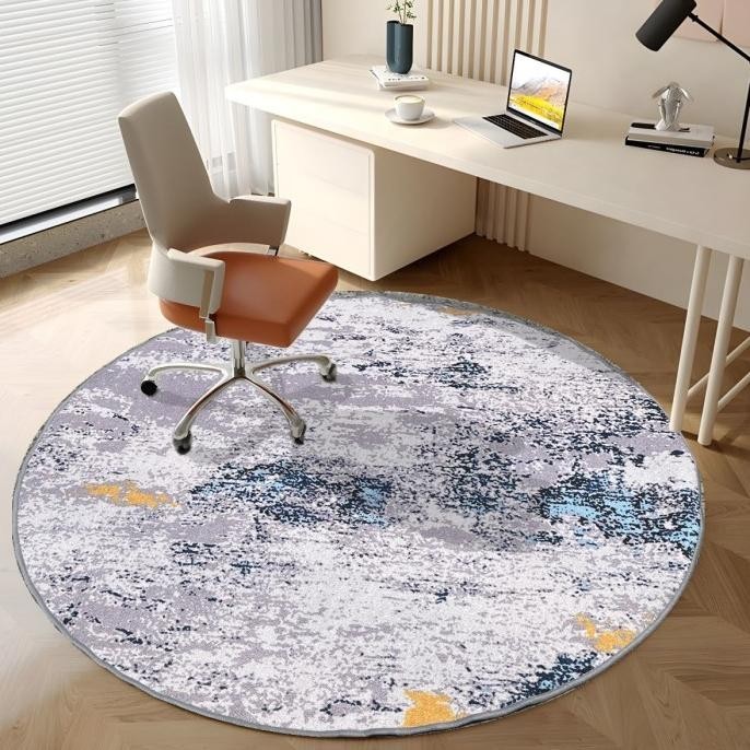 Karpet Bulat Minimalis Anti Slip Diameter 150cm | Karpet Lingkaran