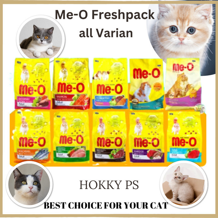 Me-O Meo Freshpack 1,1Kg Persian Kitten Tuna Chicken Beef Salmon - Tuna