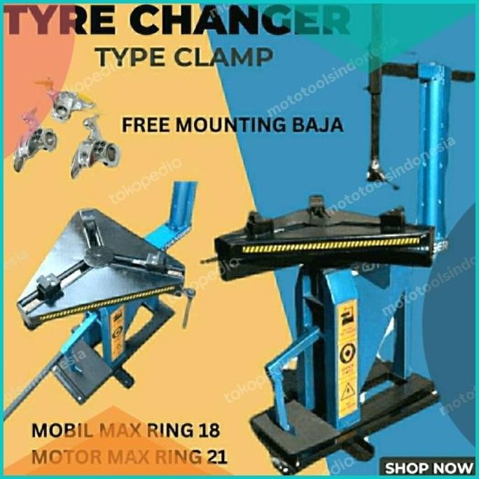 tire changer manual buka pasang ban alat buka ban motor mobil manual 8