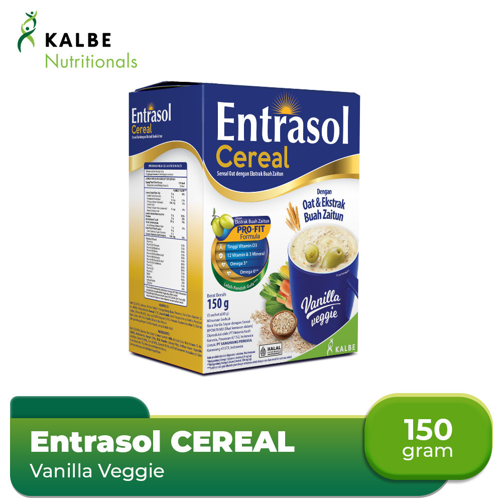 

Entrasol Cereal Vanilla Veggie (5 Sachet @30gr)