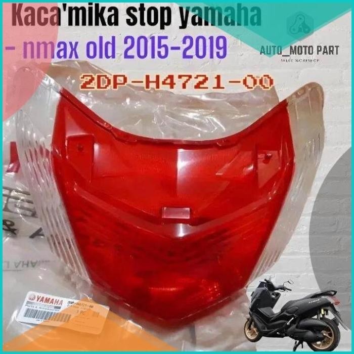 mika stop belakang nmax old  merah putih, smoke, full putih/bening 8JV