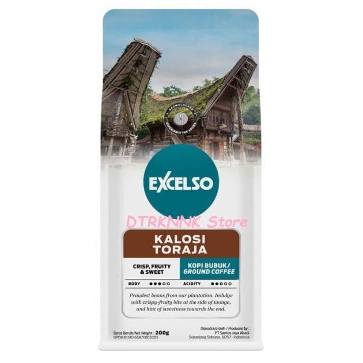 

Excelso Kopi Kalosi Toraja Coffee 200 Gram