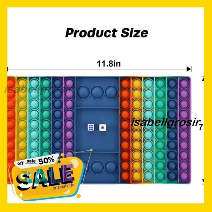 POP IT FIDGET TOY SUPER JUMBO RAINBOW MAINAN POP IT MURAH MAINAN ANAK