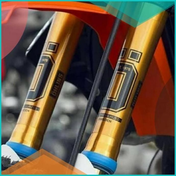 Stiker 3m USD CRF KLX 150 BF Dtracker WR Ohlins Showa WP KYB Sticker 8