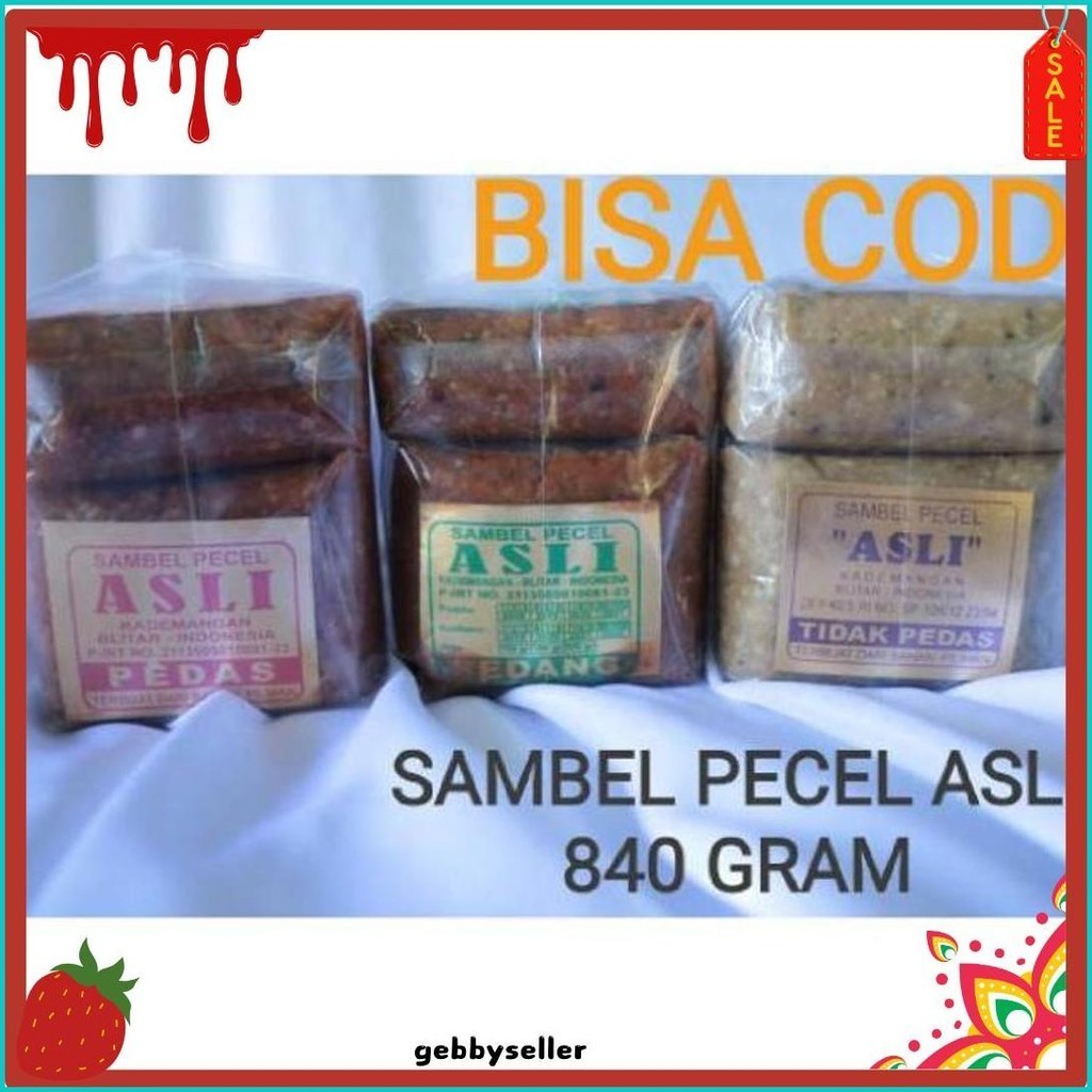 

Sambel Pecel Asli Blitar 840 Gram (Lagi Rame)