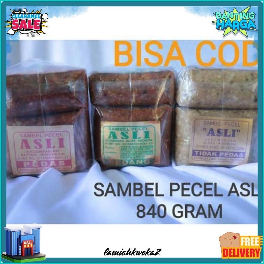 

Sambel Pecel Asli Blitar 840 Gram (6.6)