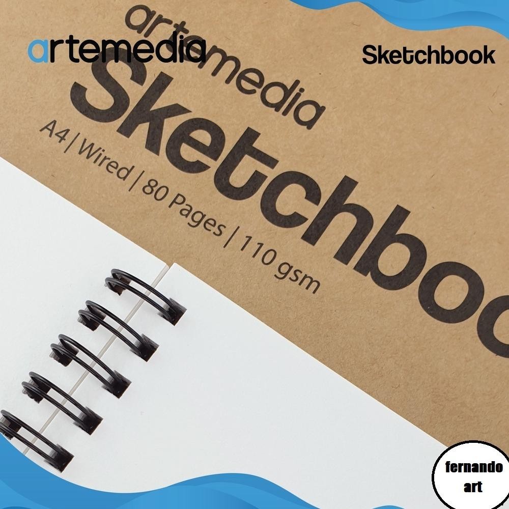 

Spesial Buku Sketsa Artemedia Sketchbook Wired A5 A4 Craft Cover Jilid Spiral 8.8