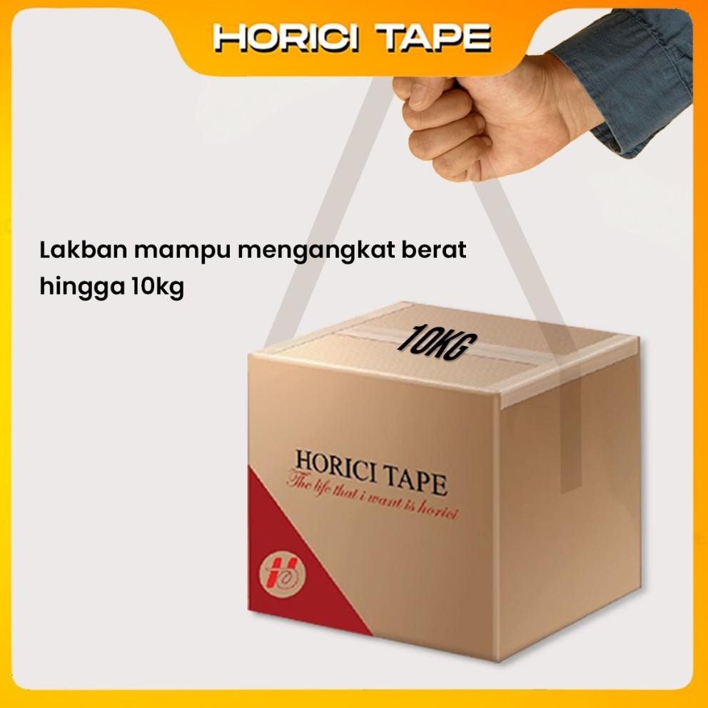 

Flash Sale Horici 1 Slop 6 Pcs 42Mic 45Mm*90Y Tape Murah Super Clear Lakban Bening Dan Coklat Garansi