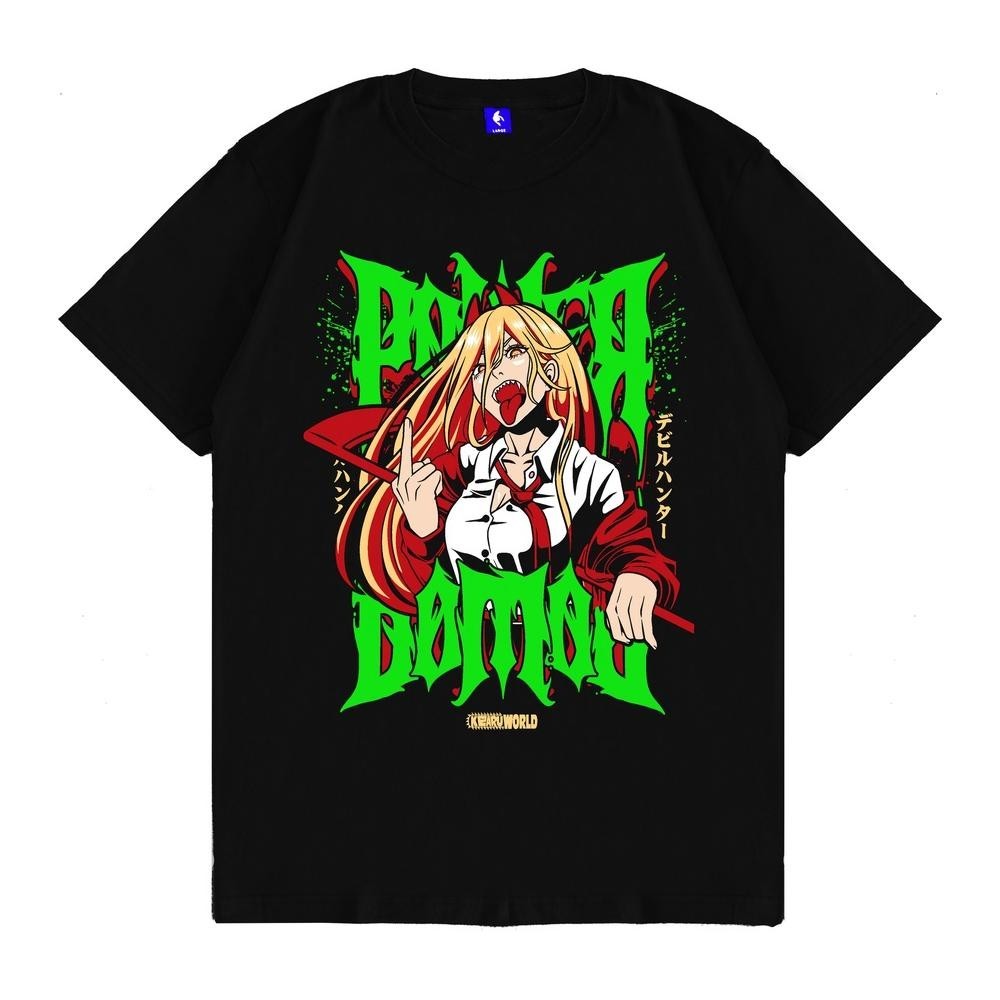 Viral Kaos Anime Kizaru Chainsaw Man Power Premium Pria Wanita Terbaru