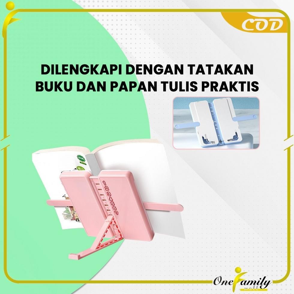 

Diskon One-A73 Tempat Pensil 2In1 Multifungsi Dengan Tatakan Buku Dan Papan Tulis Praktis / Kotak Pensil Lipat Tempat Penyimpanan Alat Tulis Anak Sekolah / Pencil Case Book Holder Import Garansi