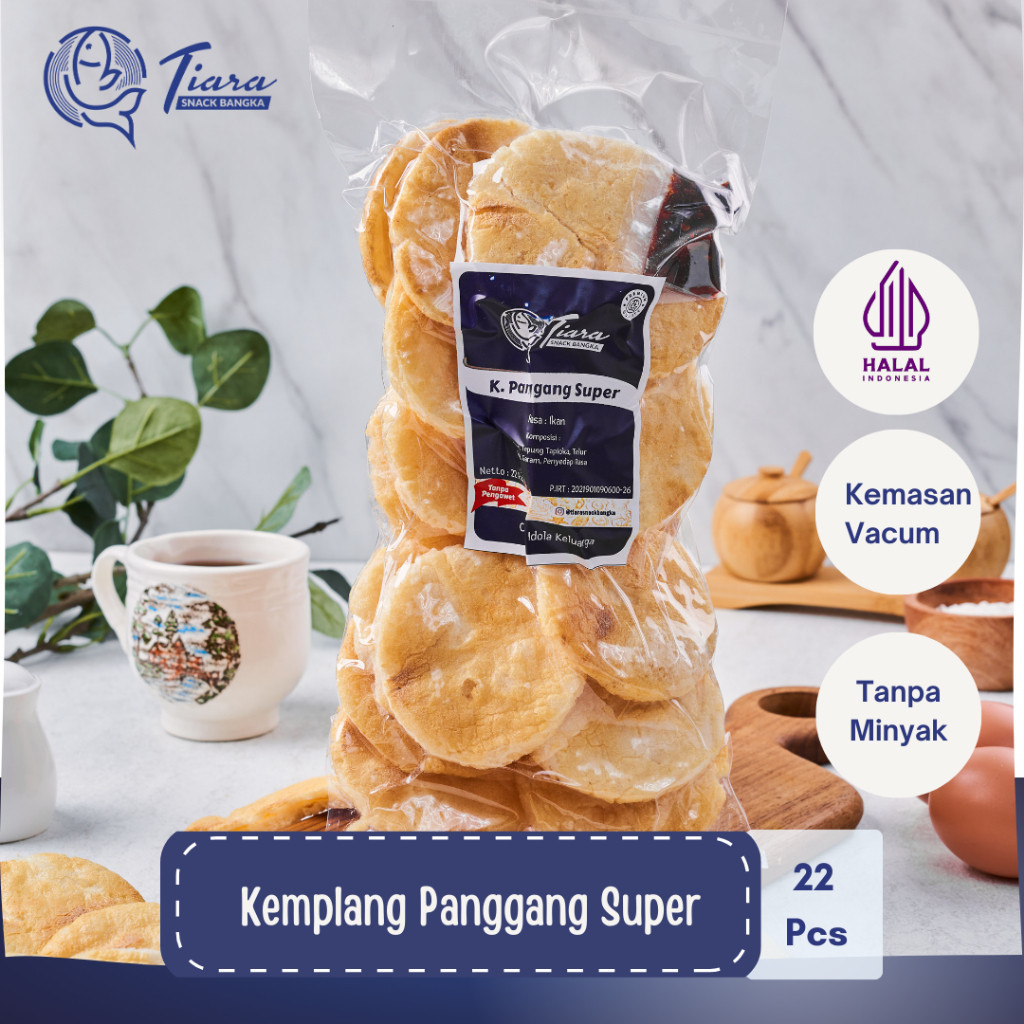 

KEMPLANG KERUPUK PANGGANG SUPER IKAN TENGGIRI BESAR ASLI BANGKA BY TIARA SNACK BANGKA ASLI PALEMBANG