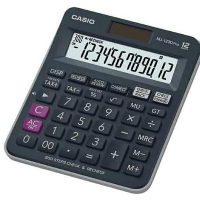 

KALKULATOR CHECK & CORRECT CASIO MJ 120D PLUS / Calculator Cek Ulang