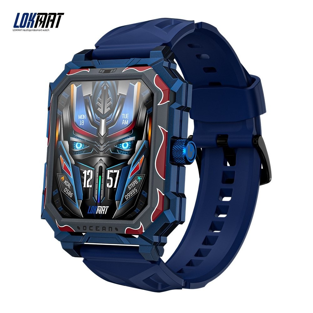 LOKMAT OCEAN MAXSmart Watch Bluetooth Calling Sports Waterproof Healthsmart watchs B7NX