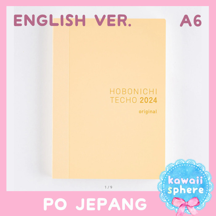 

Hobonichi Techo 2024 A6 ENGLISH Original Book Hobonichi 2024