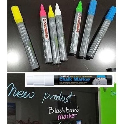 

Spidol Utk Blackboard dan Whiteboard - Snowman Neon Fluorescent