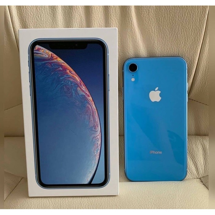 iPhone XR Blue 256 GB imei resmi terdaftar kmenperin, sinyal aktif all operator. Garansi imei perman