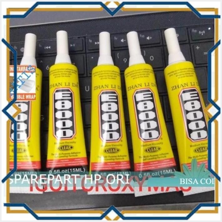 

[exo] lem e8000 putih 15 ml original