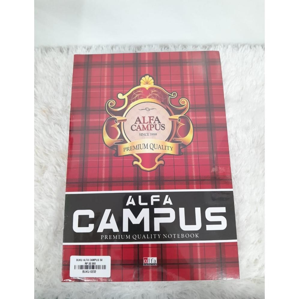 

LI34 BUKU TULIS Alfa Campus 50 Lembar - (Buku BESAR) Premium