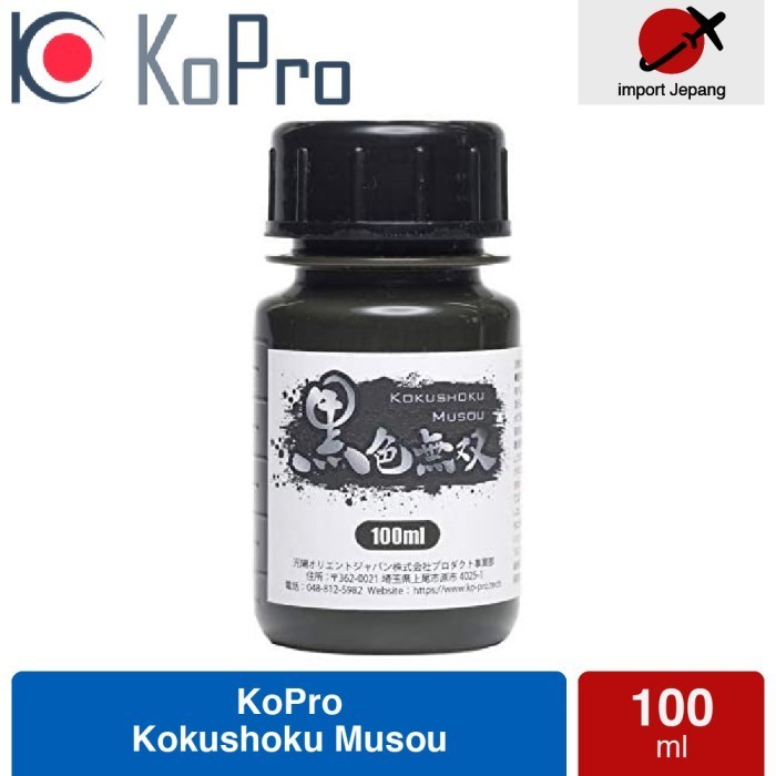 

KoPro Kokushoku Musou Tinta Hitam Terhitam Water Acrylic Black 3 Vanta