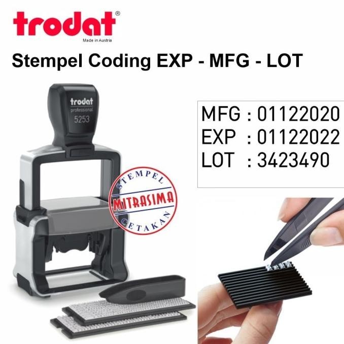 

New | Bagus Stempel Coding - Expired - Manufacturing - Lot - Batch Number