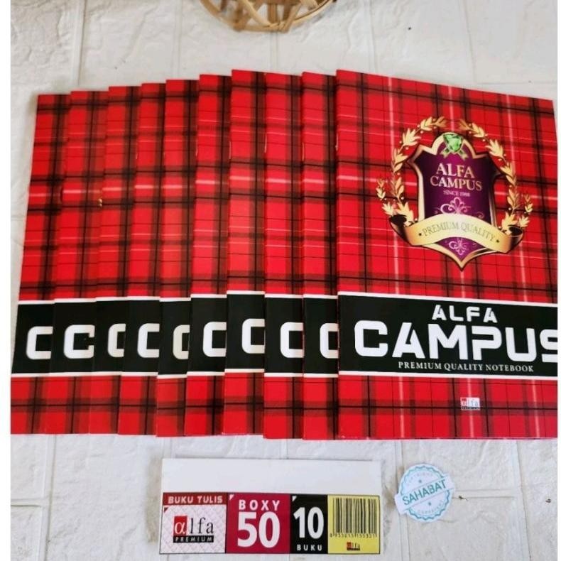 

He13 BUKU TULIS Alfa Campus 50 Lembar - (Buku BESAR) Viral